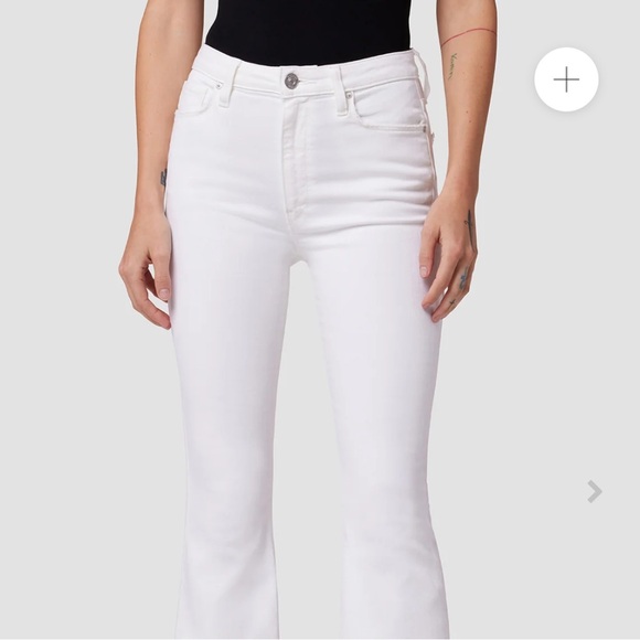 Hudson Holly High Rise 5 Pocket Flare, White - Picture 3 of 11